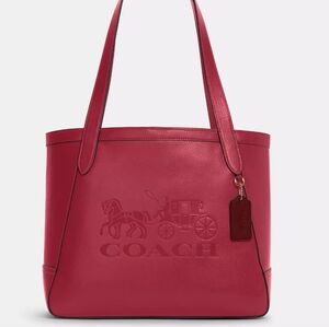 Coach Leather Horse and Carriage Tote